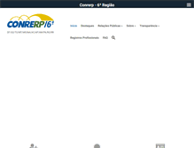 Tablet Screenshot of conrerp6.org.br